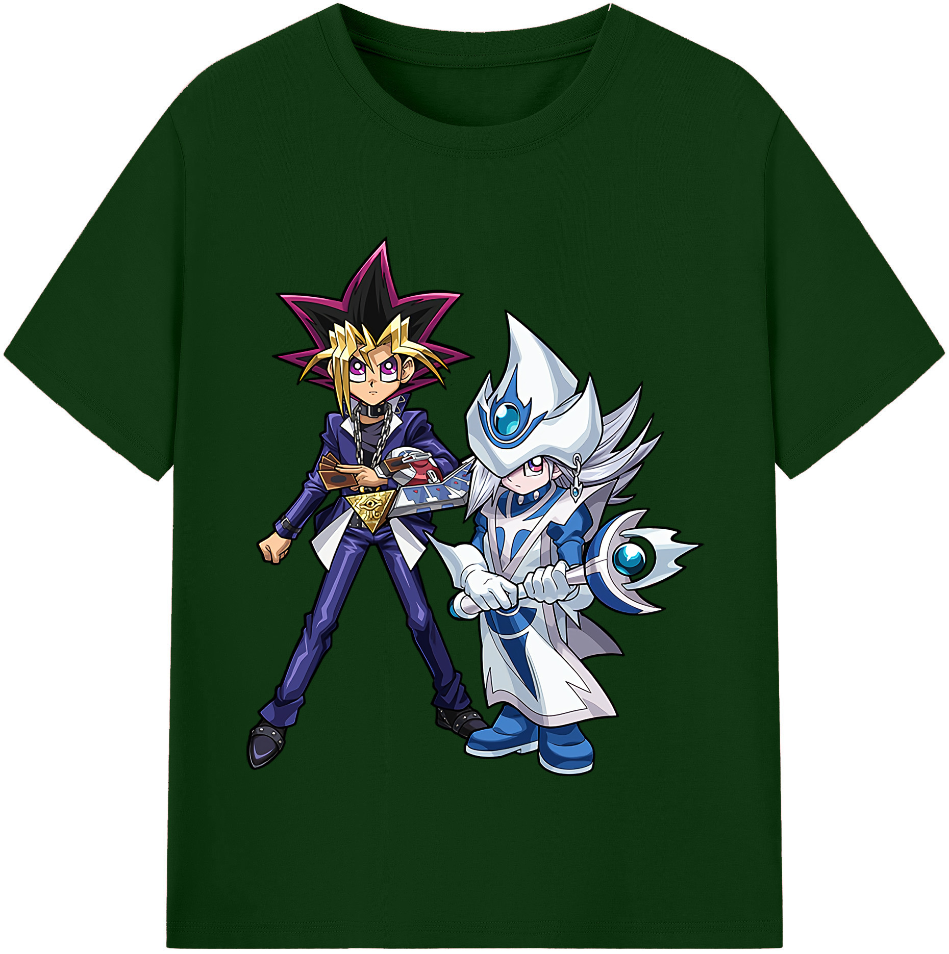 （画像用） 遊☆戯☆王 Yu-Gi-Oh! 綿100％半袖Tシャツ（フロントプリント）